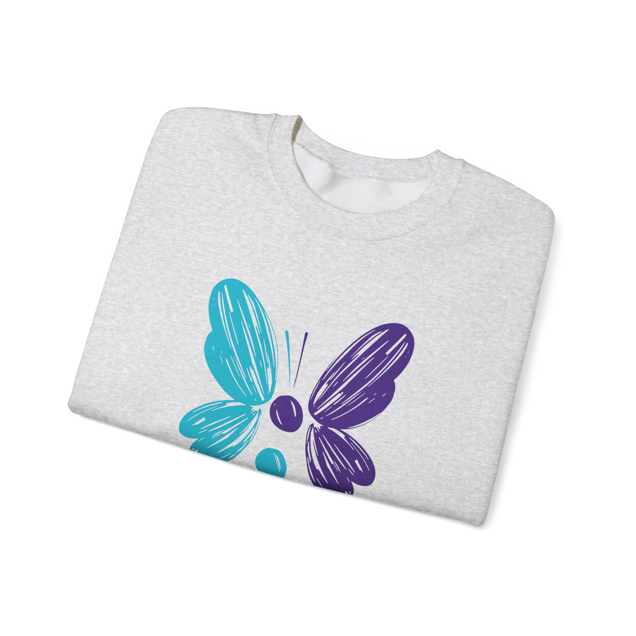 Butterfly Hero Suicide Prevention Crewneck Sweatshirt