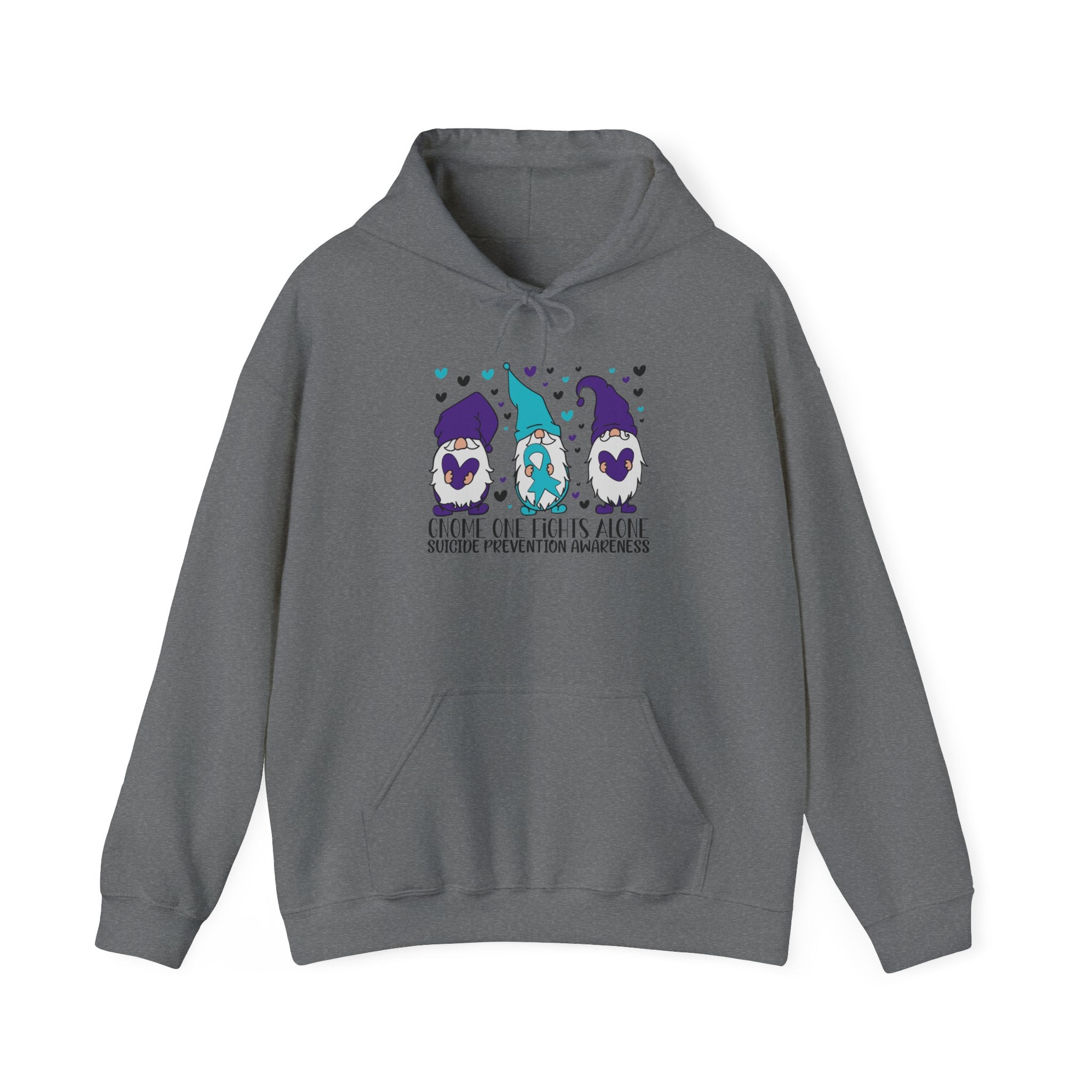 Gnome One Fights Alone Hooded Sweatshirt