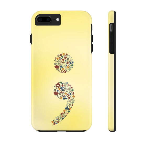 Light Yellow Suicide Awareness Phone Cases