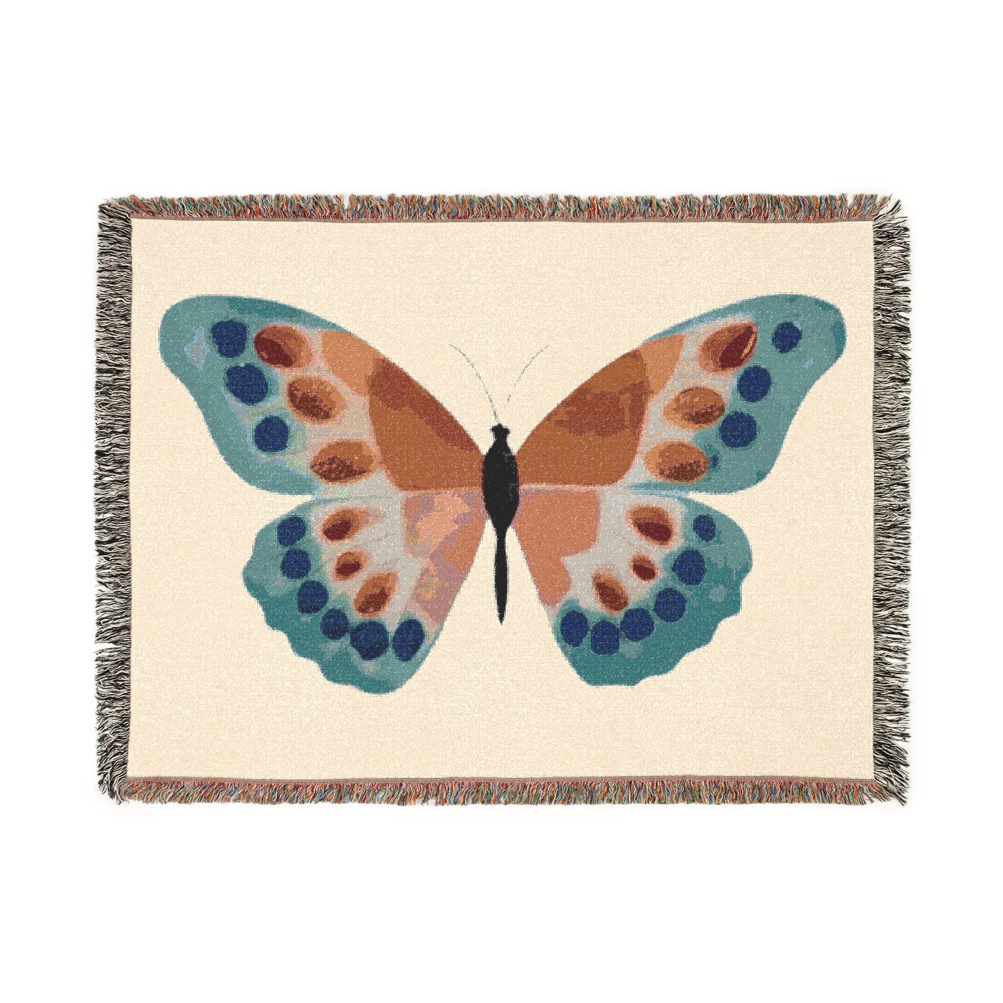 Woven Blanket Butterfly Hope Symbol