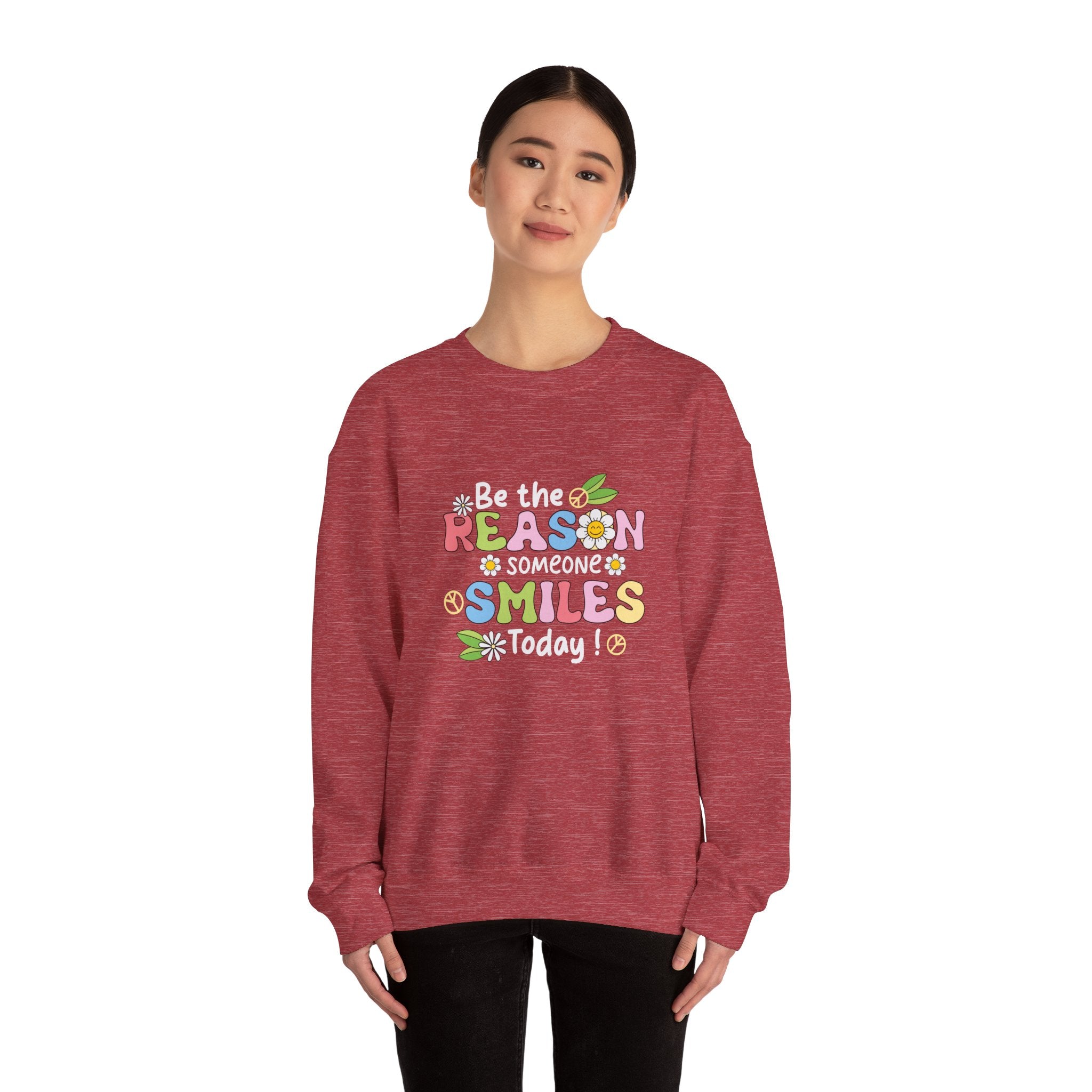 Be the Reason Someone Smiles Today Crewneck Sweatshirt