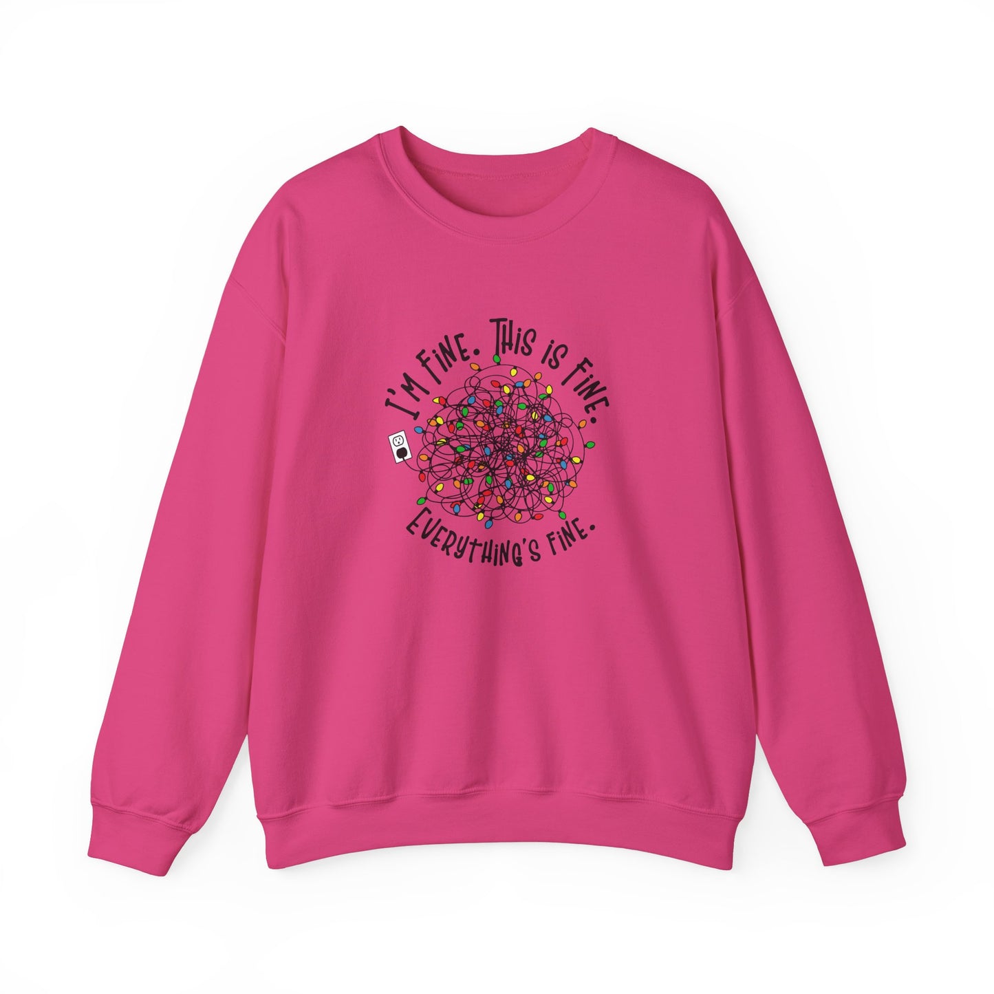 "Im Fine, This Is Fine" Crewneck Sweatshirt