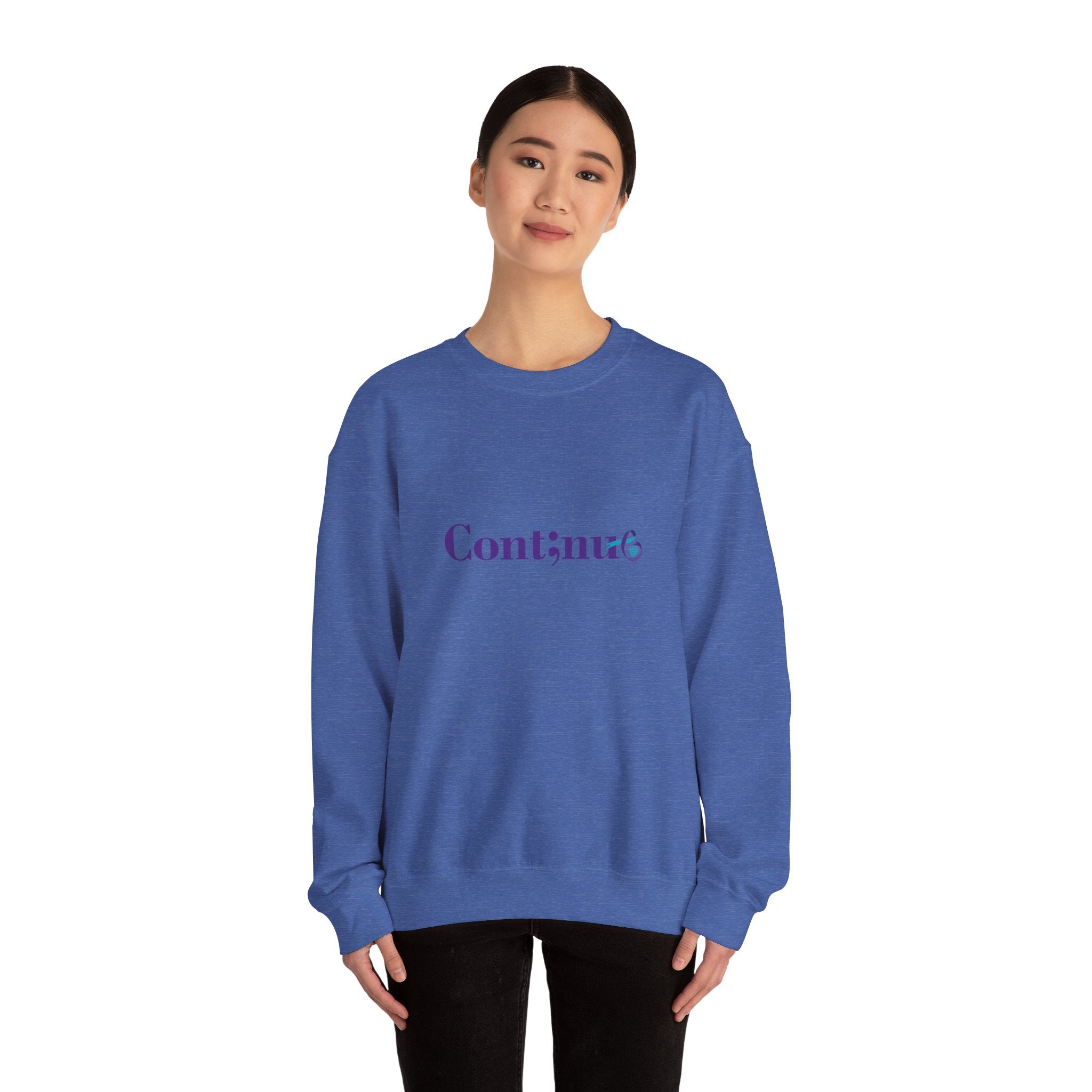 Continue Suicide Prevention Crewneck Sweatshirt
