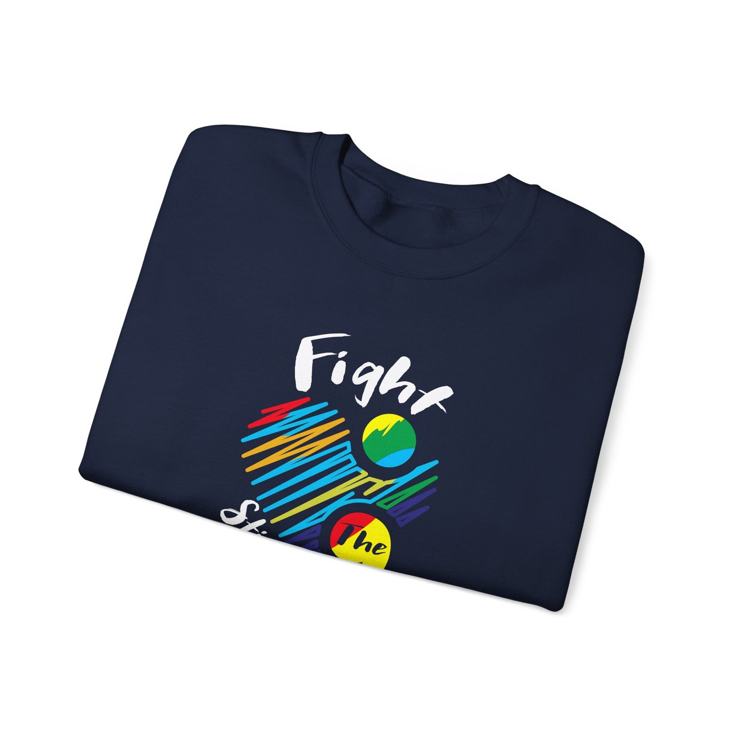 Fight the Stigma Heart Crewneck Sweatshirt