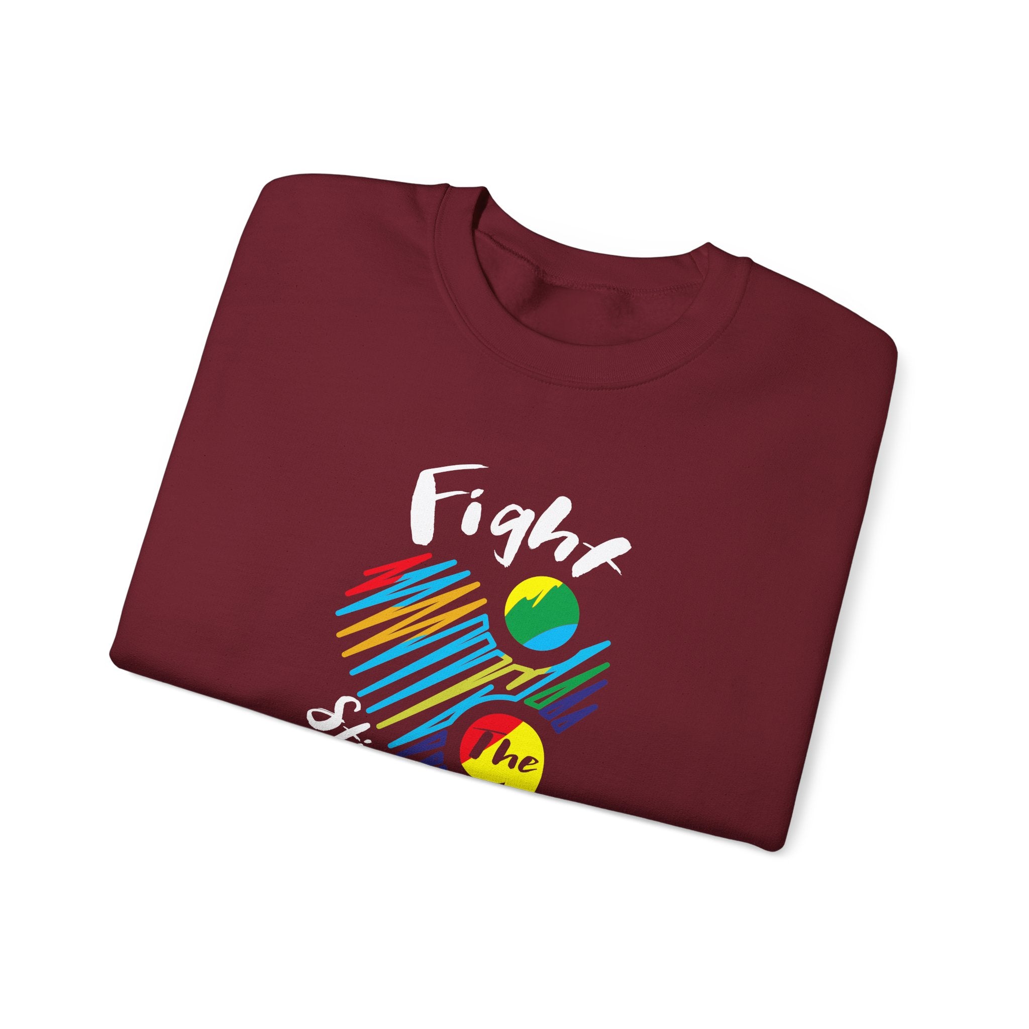 Fight the Stigma Heart Crewneck Sweatshirt