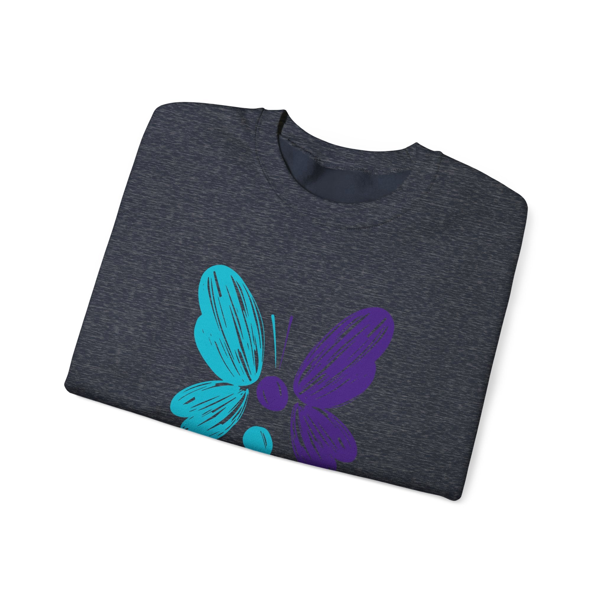 Butterfly Hero Suicide Prevention Crewneck Sweatshirt