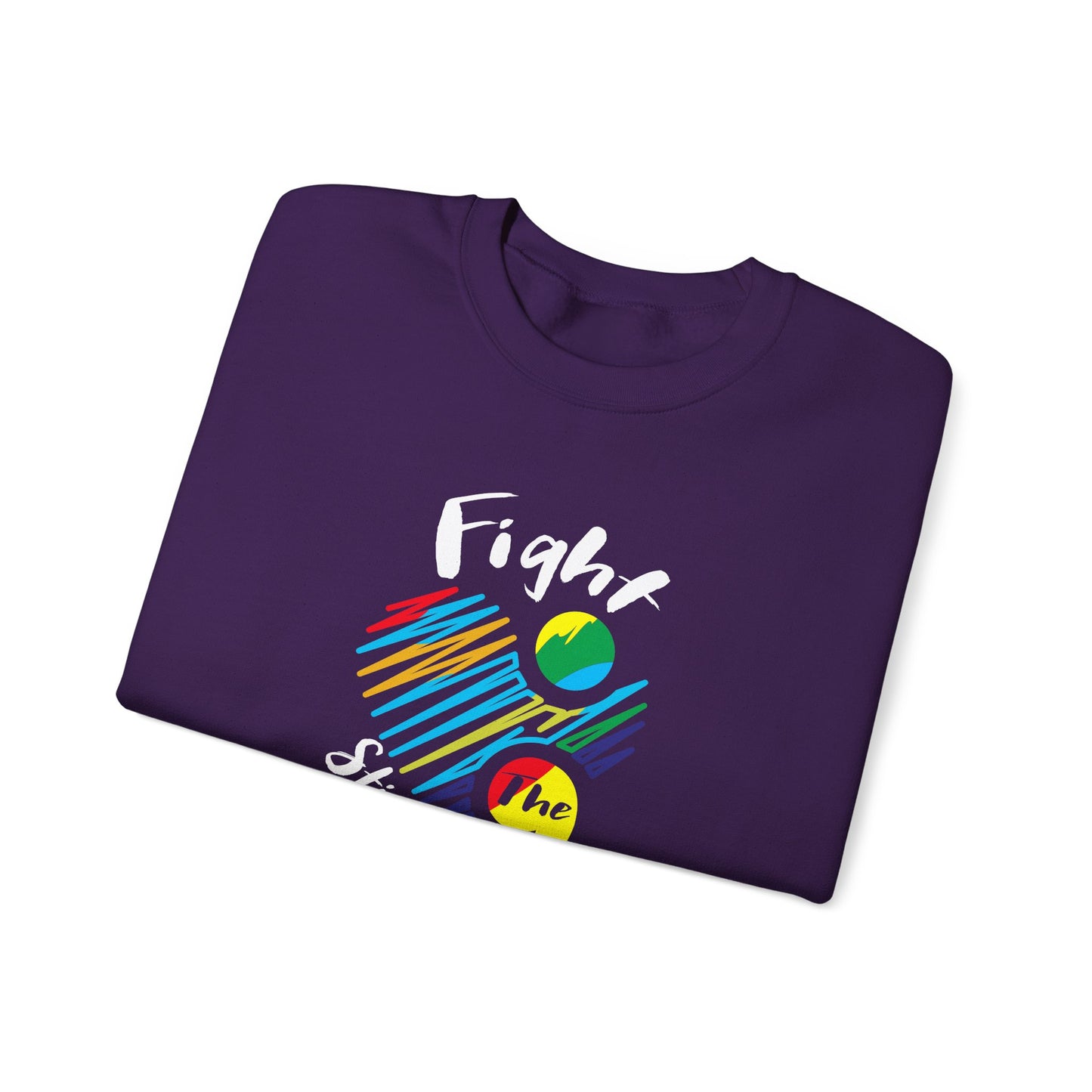 Fight the Stigma Heart Crewneck Sweatshirt